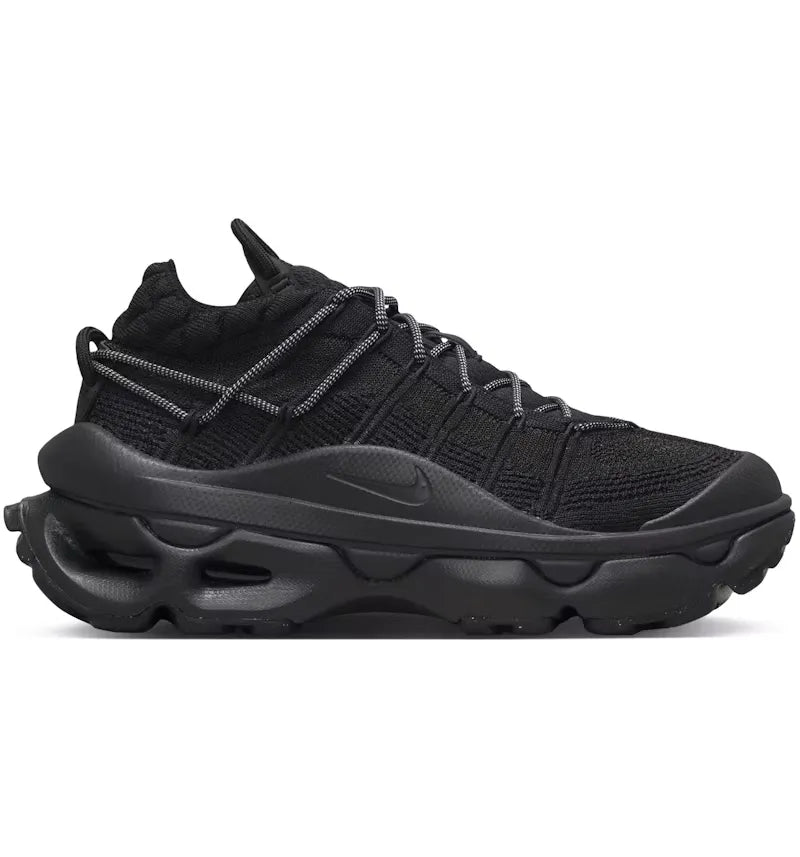Nike Air Max Flyknit Venture Black Metallic Silver (Women's) - vue 360