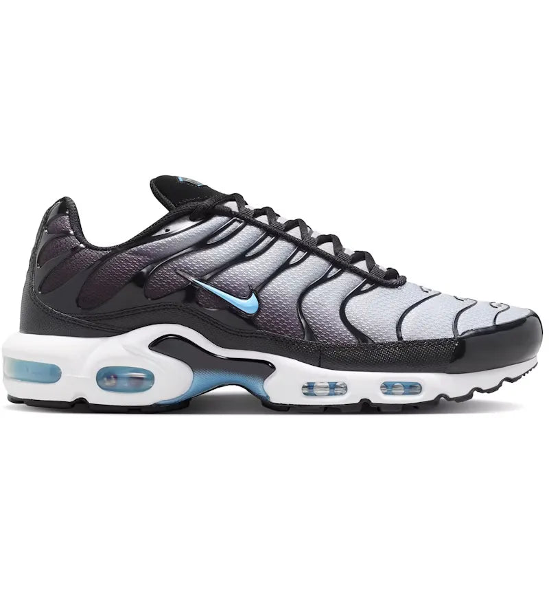 Nike Air Max Plus Black Light Smoke Grey Football Blue - vue 360