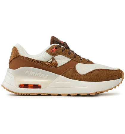 Nike Air Max System SE Pale Ivory Picante Red (Women's) - authentic Nike sneakers