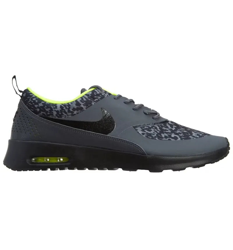 Nike Air Max Thea Print Dark Grey Black-Volt (Women's) - vue 360