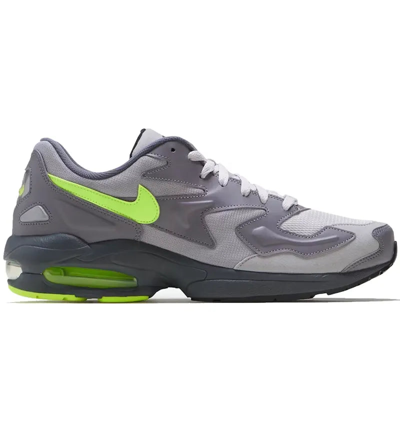 Nike Air Max2 Light Gunsmoke Volt - vue 360