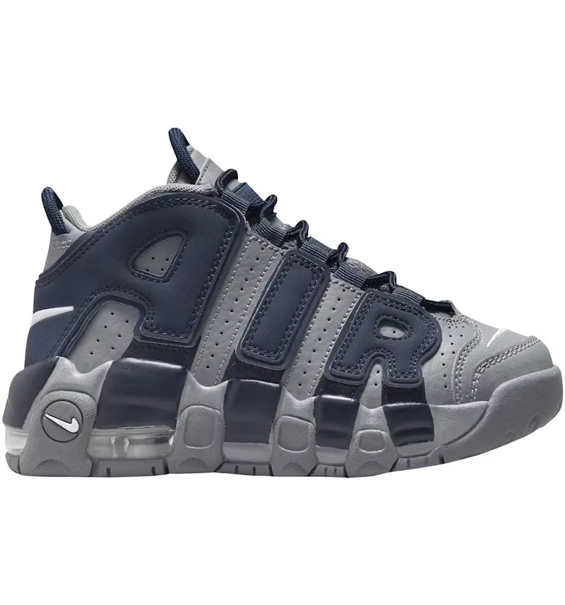 Nike Air More Uptempo Cool Grey Midnight Navy (PS) - vue 360