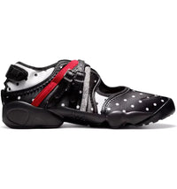 Nike Air Rift Breathe Polka Dots Black Metallic Silver (Women's)