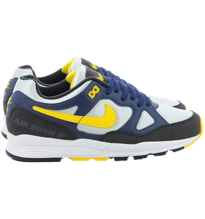 Nike Air Span II Midnight Navy Tour Yellow - vue 360