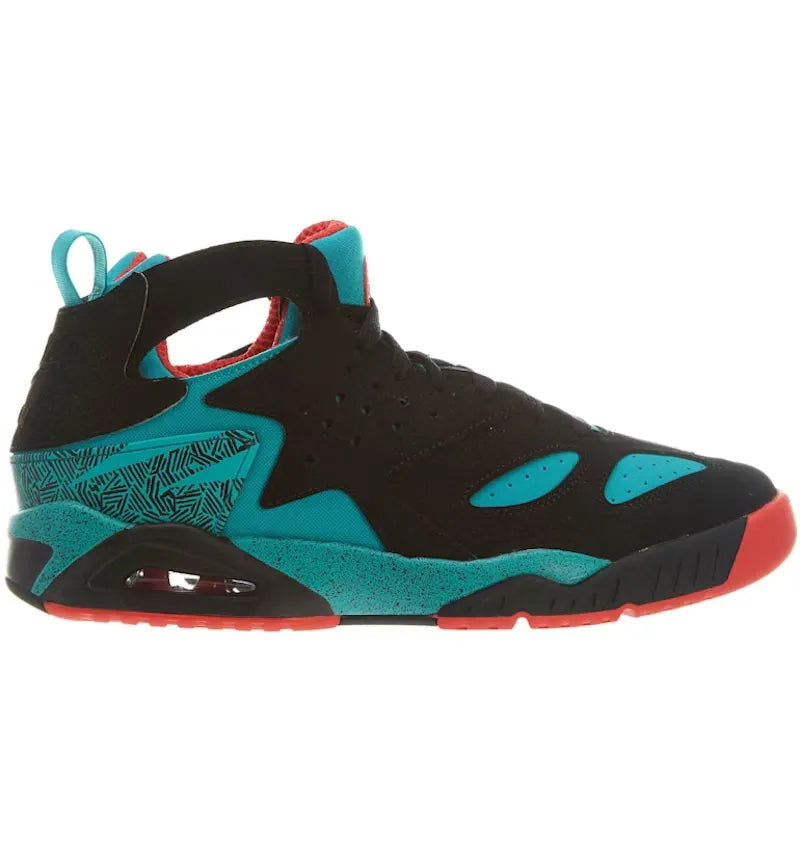 Nike Air Tech Challenge Hrche Black Green Crimson - vue 360
