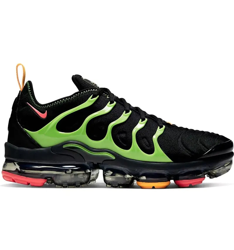 Nike Air VaporMax Plus Black Electric Green - vue 360