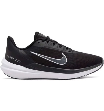 Nike Air Winflo 9 Black Dark Smoke Grey (Women's) - authentic Nike sneakers
