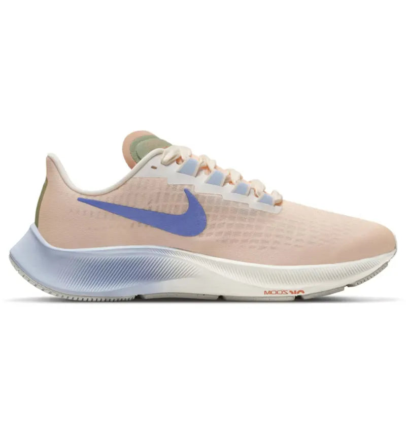 Nike Air Zoom Pegasus 37 Hydrogen Blue Electro Orange (Women's) - vue 360