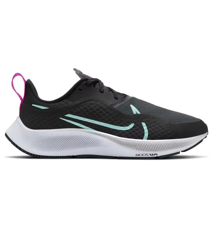 Nike Air Zoom Pegasus 37 Shield Black Aurora Green (Women's) - authentic Nike sneakers