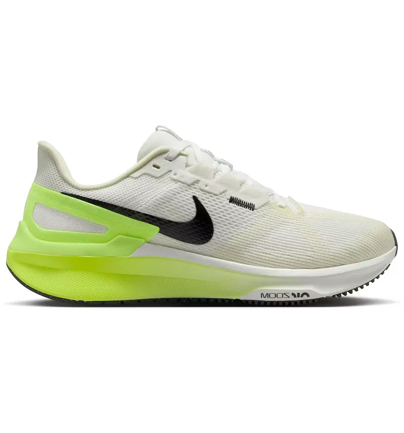Nike Air Zoom Structure 25 Summit White Volt Coconut Milk Black (Women's) - vue 360