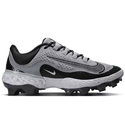 Nike Alpha Huarache Elite 4 Low MCS Wolf Grey White Dark Smoke Grey - authentic Nike sneakers