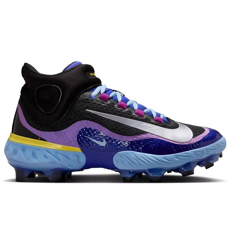 Nike Alpha Huarache Elite 4 Mid NRG Deep Night - vue 360