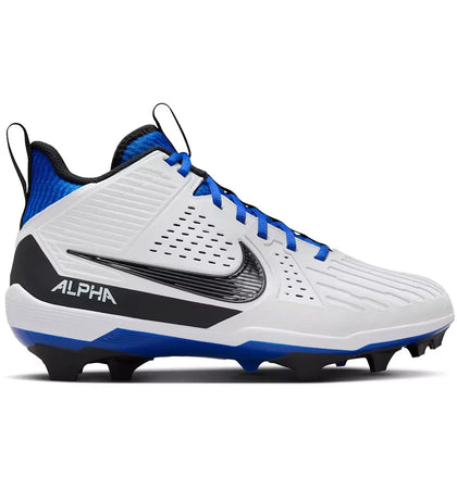 Nike Alpha Menace Strong White Hyper Royal Dark Smoke Grey Black - authentic Nike sneakers