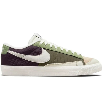 Nike Blazer 77 Low Premium Medium Olive Cave Purple - authentic Nike sneakers