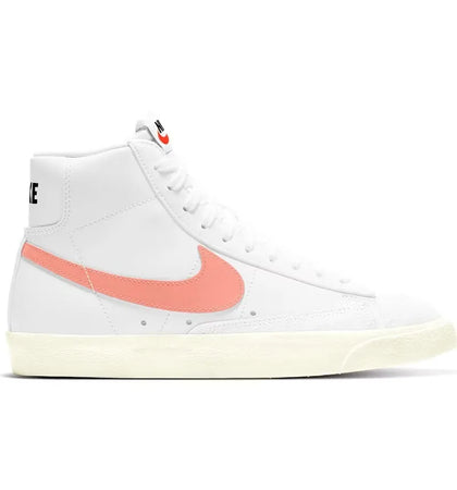 Nike Blazer Mid 77 White Atomic Pink (Women's) - authentic Nike sneakers