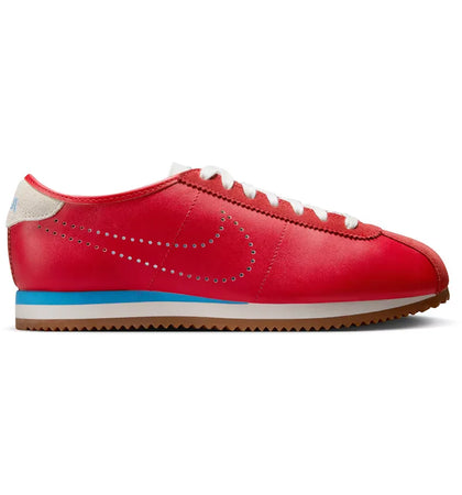 Nike Cortez Leather University Red University Blue Perforated Swoosh (Women's) - authentic Nike sneakers