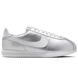 Nike Cortez Metallic Silver (Women's) - authentic Nike sneakers