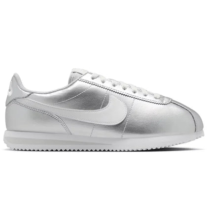 Nike Cortez Metallic Silver (Women's) - authentic Nike sneakers