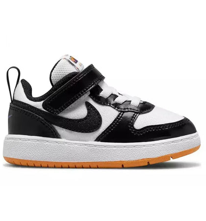 Nike Court Borough Low 2 White Black Kumquat (TD) - authentic Nike sneakers
