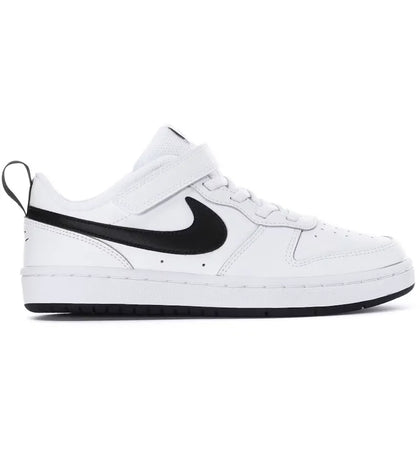 Nike Court Borough Low 2 White Black (PS) - authentic Nike sneakers