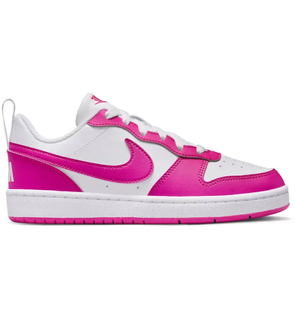 Nike Court Borough Low Recraft Laser Fuchsia White (GS) - authentic Nike sneakers