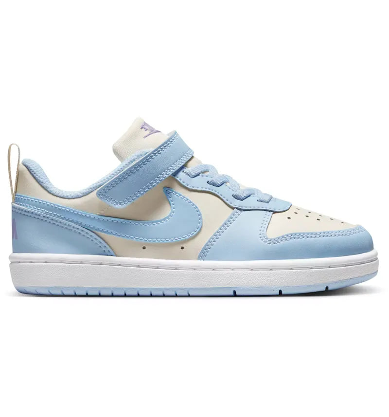 Nike Court Borough Low Recraft Soft Pearl Hydrangeas White Celestine Blue (PS) - vue 360