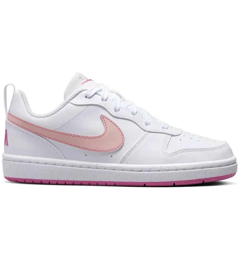 Nike Court Borough Low Recraft White Pinksicle Arctic Orange (GS) - vue 360