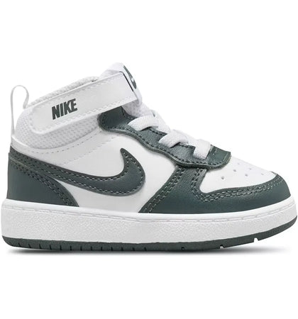 Nike Court Borough Mid 2 White Vintage Green (TD) - authentic Nike sneakers