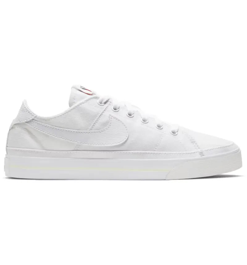 Nike Court Legacy Canvas Triple White (Women's) - vue 360