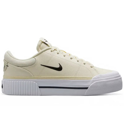 Nike Court Legacy Lift Pale Ivory Black (Women's) - authentic Nike sneakers