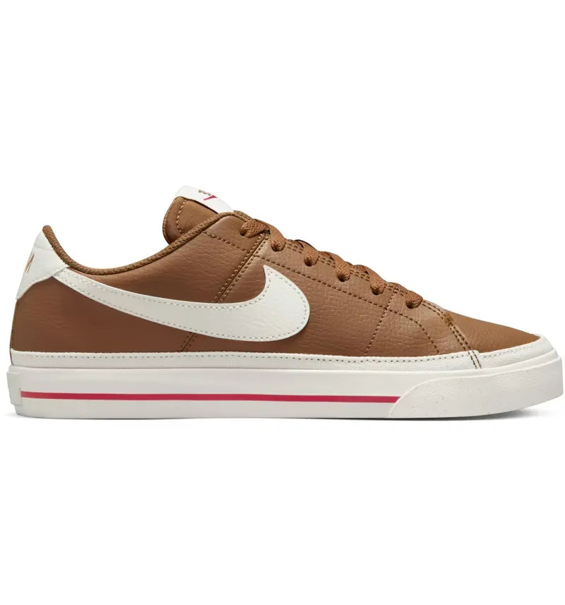 Nike Court Legacy Next Nature Light British Tan Fire Red Sail (Women's) - vue 360