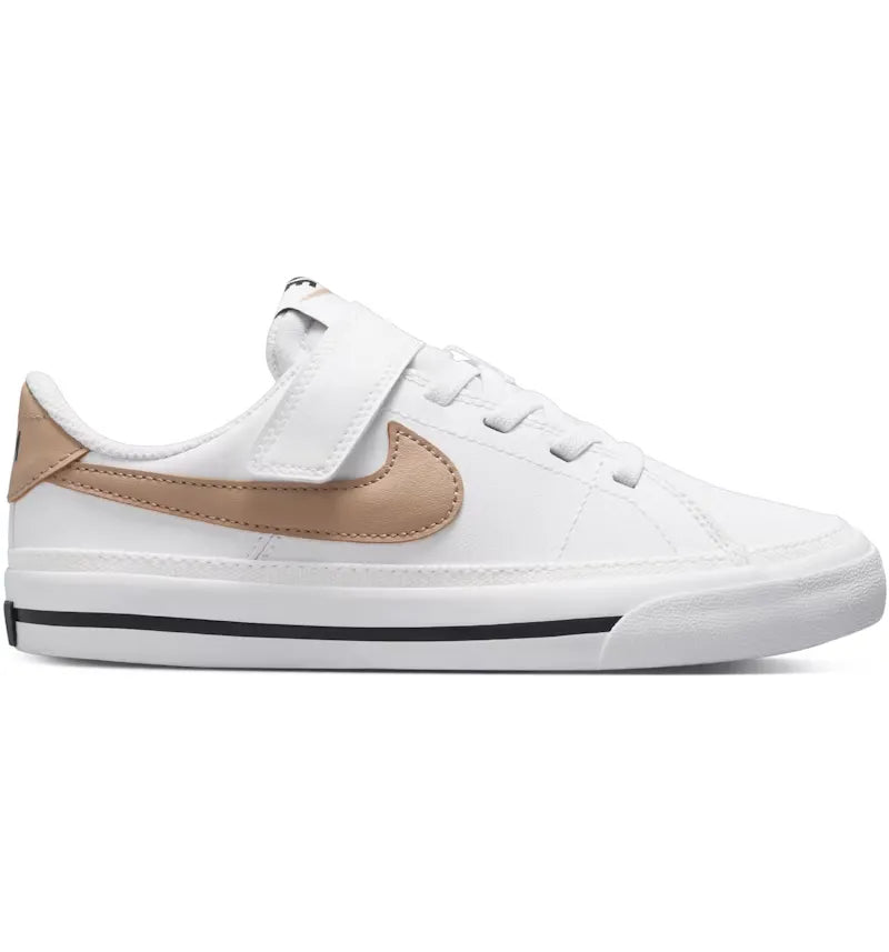 Nike Court Legacy White Black Hemp (PS) - vue 360