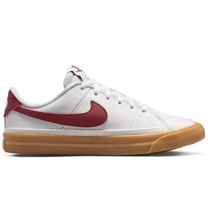 Nike Court Legacy White Gum Yellow Team Red (GS) - authentic Nike sneakers