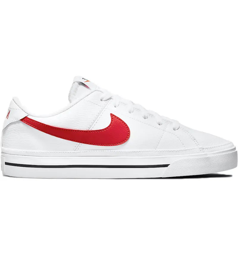 Nike Court Legacy White University Red - vue 360