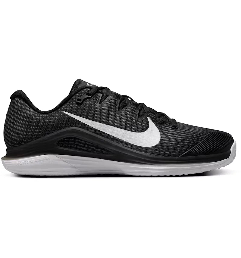Nike Court Vapor 12 Clay Black Dark Smoke Grey White - vue 360
