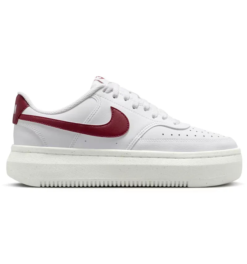 Nike Court Vision Alta White Sail Team Red (Women's) - vue 360