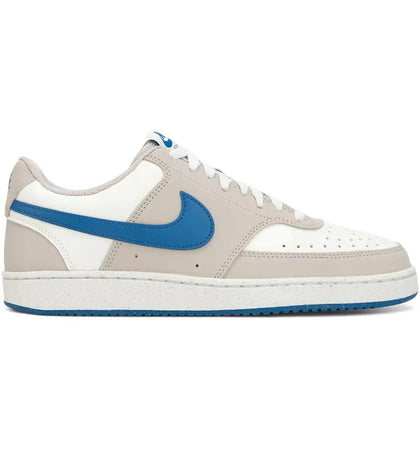 Nike Court Vision Low Sail Cream Brilliant Blue - authentic Nike sneakers