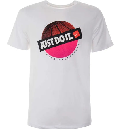 Nike Dri-Fit Basketball Tee White - authentic Nike product