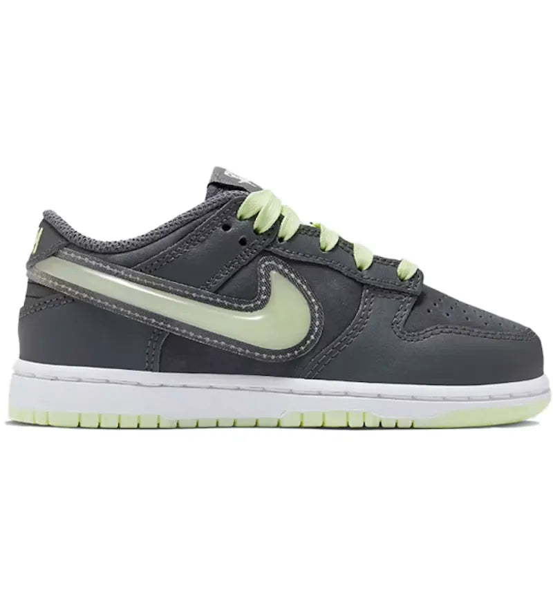 Nike Dunk Low Halloween Iron Grey Glow in the Dark (PS) - vue 360