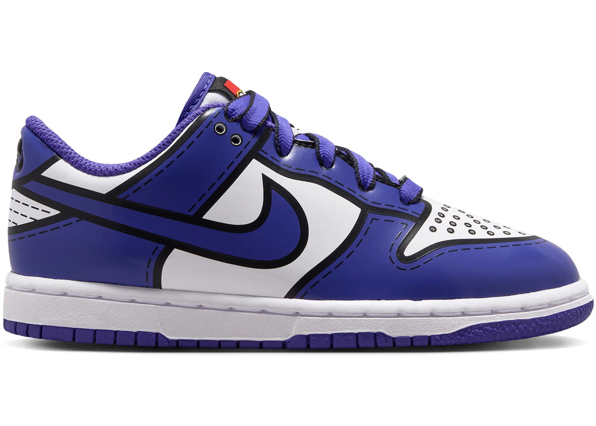 Nike Dunk Low LEGO White Bright Concord (PS) - vue secondaire A