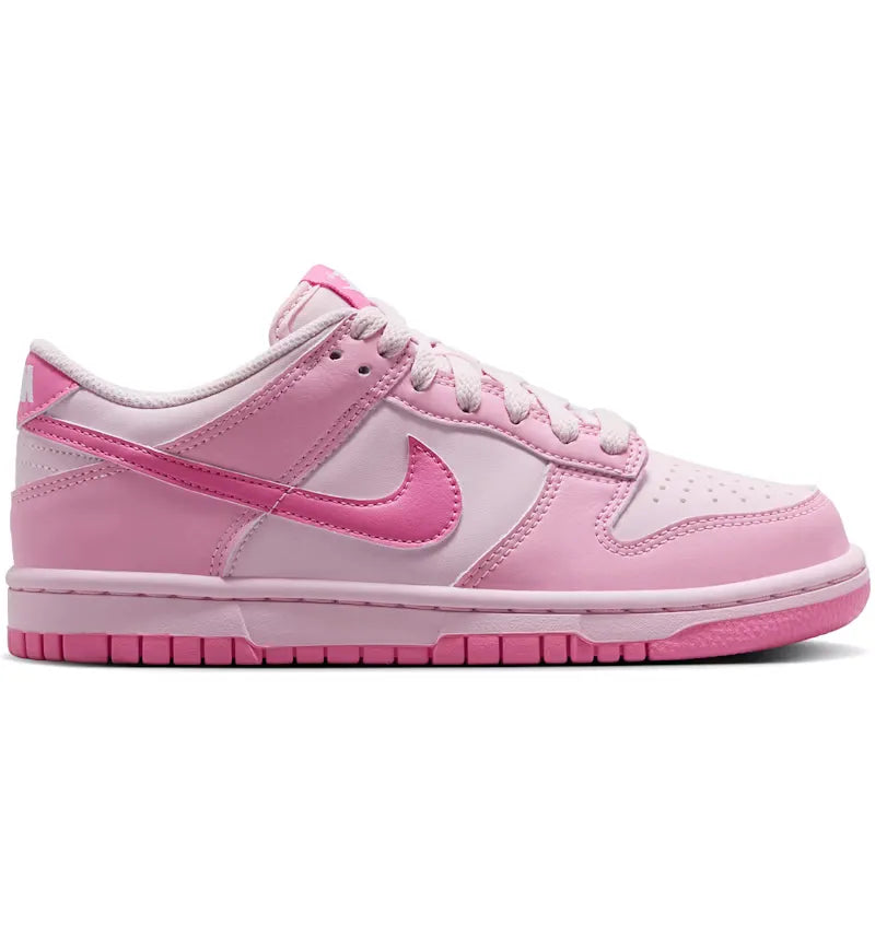 Nike Dunk Low Pink Rise Pink Foam (GS) - vue 360