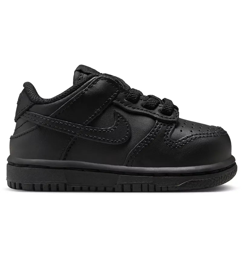 Nike Dunk Low Triple Black (TD) - vue 360