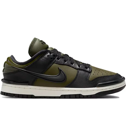 Nike Dunk Low Twist Army Khaki Black (Women's) - authentic Nike sneakers