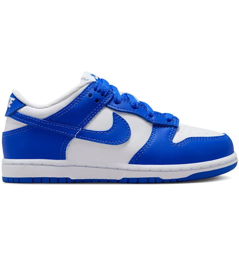 Nike Dunk Low White Hyper Royal (PS) - vue 360