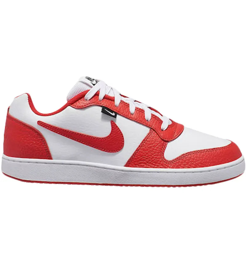 Nike Ebernon Low PRM White University Red Black - vue 360