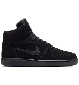 Nike Ebernon Mid SE Triple Black - authentic Nike sneakers