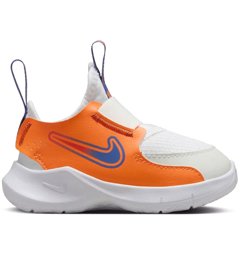 Nike Flex Runner 3 White Total Orange Team Orange Astronomy Blue (I) - vue 360