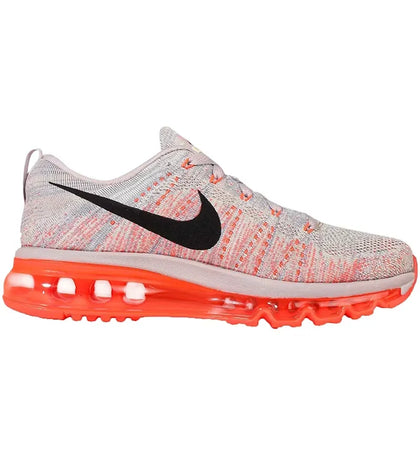 Nike Flyknit Air Max Violet Ash Hyper Orange (Women's) - authentic Nike sneakers