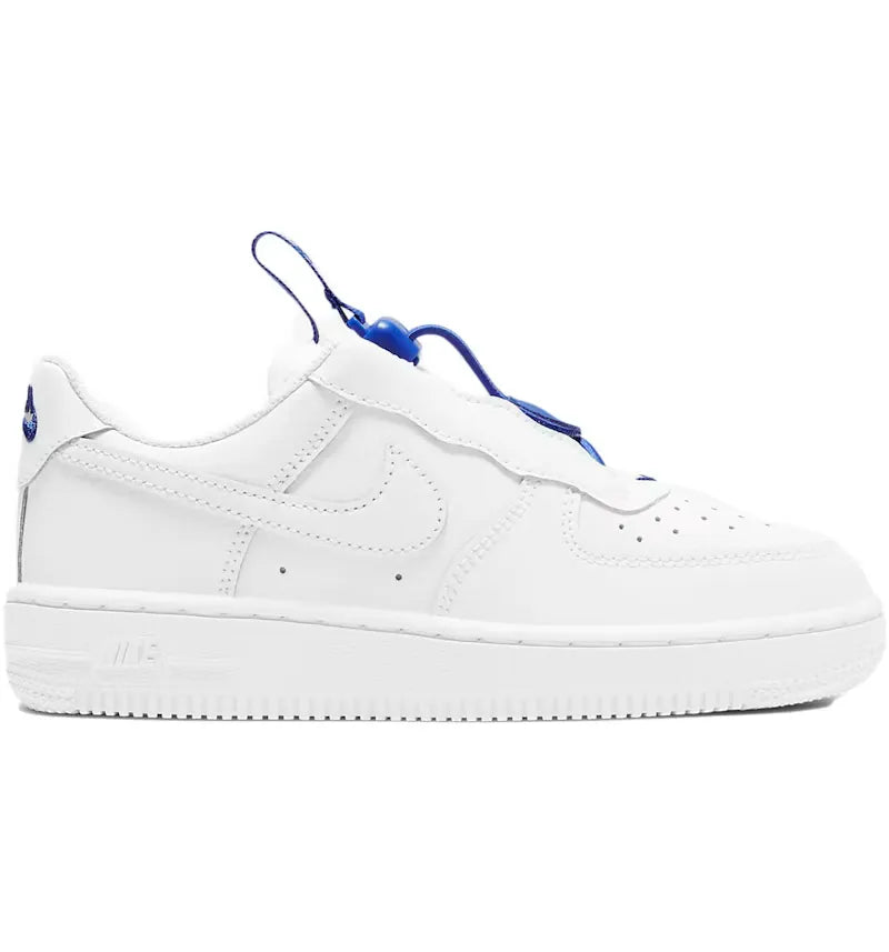 Nike Force 1 Toggle White Hyper Royal (PS) - vue 360