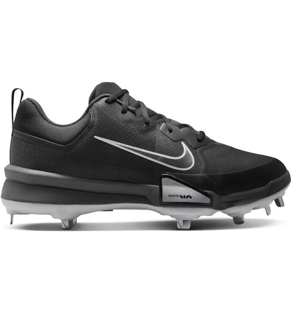 Nike Force Zoom Trout 9 Pro Black Anthracite White Metallic Silver - authentic Nike sneakers